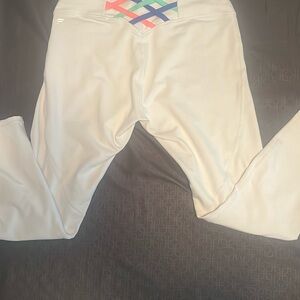 Adult Fabletics White Leggings